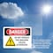 Signmission Do Not Operate This Machine Unless Authorize Danger Sign, Vinyl Decal, 10in W x 7in L, 2PK OS-2PACK-DS-D-710-L-1155 - alternate 5